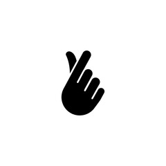 Finger icon stock vector illustration