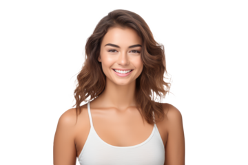 smiling mulatto woman reading a book