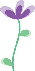 simple flower clipart