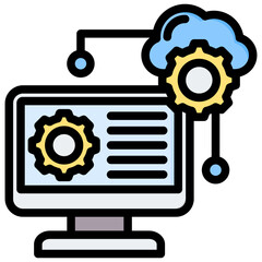 Operating System Outline Color Icon