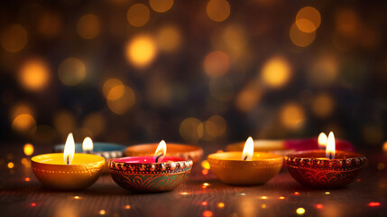 Diwali festival of lights background