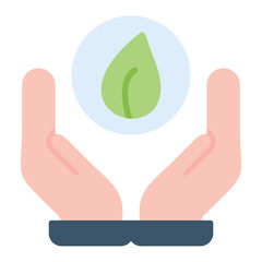 Sustainable Flat Multicolor Icon