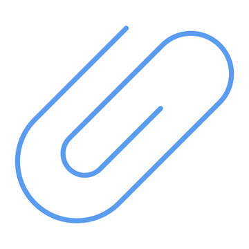 Paperclip Flat Multicolor Icon