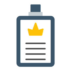 VIP Pass Flat Multicolor Icon