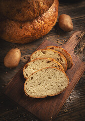Freshly baked bread