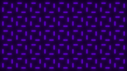 Purple Neon Geometric Pattern Background
