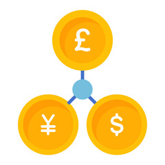 Currency Flat Multicolor Icon