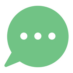 Chat Flat Multicolor Icon