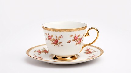 a teacup and saucer
