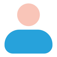 Profile Flat Multicolor Icon