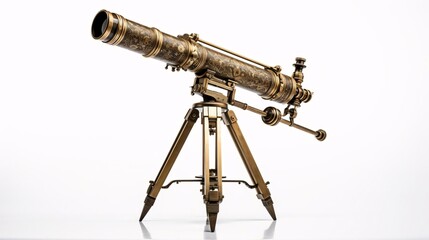 a telescope on a stand