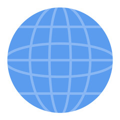Globe Flat Multicolor Icon