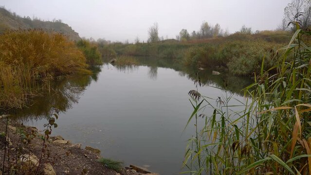 Small Lake Moscanica, Zenica, Bosnia and Herzegovina - (4K)