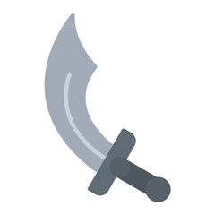 Swords Flat Multicolor Icon