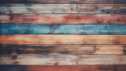 Naklejka premium Weathered wooden boards background material
