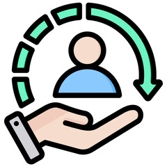 Retain Outline Color Icon