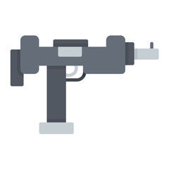Uzi Flat Multicolor Icon