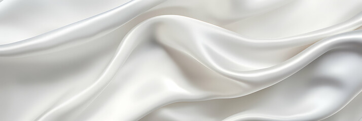 Obraz premium White silk background, digital backdrop studio, generative ai