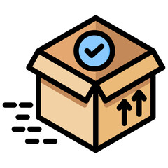 Product Release Outline Color Icon