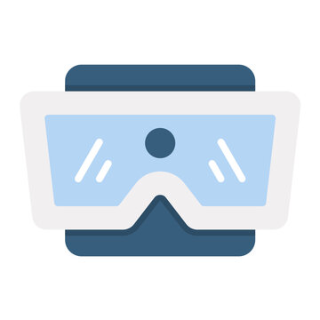 Stereoscopic Flat Multicolor Icon