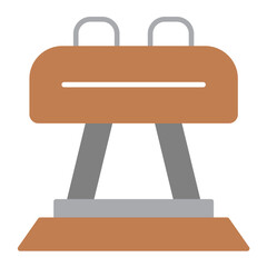Pommel Flat Multicolor Icon
