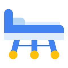 Stretcher Flat Multicolor Icon