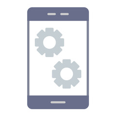 Setting System Flat Multicolor Icon
