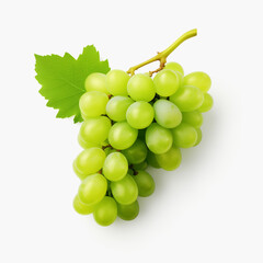 bunch of grapes isolated