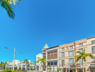 Rodeo Drive on a sunny day