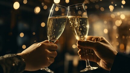 a few hands holding wine glasses