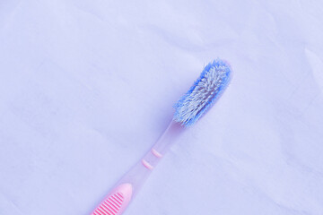 toothbrush on a white