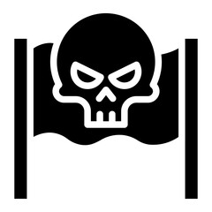 pirate flag glyph