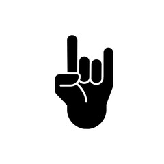 Finger icon stock vector illustration