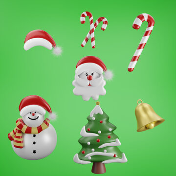 christmas tree with snowman and gifts