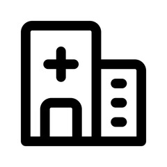 hospital line icon