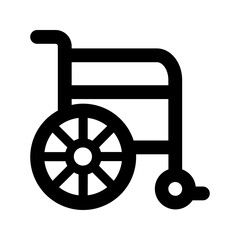 wheelchair line icon