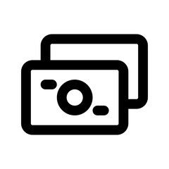 banknotes line icon
