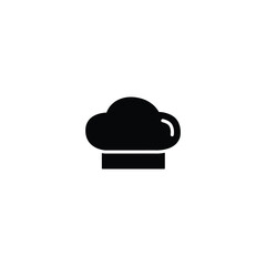 chef hat icon, chef hat sign vector