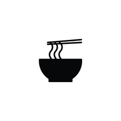 Noodle icon, Noodle sign vector