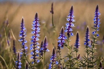 field of lavender and generated AI