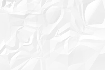 Crumpled white paper texture