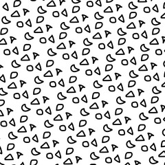 The art consists of many small contour pieces