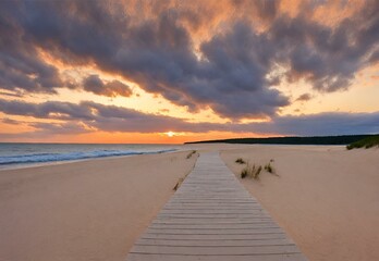 Obraz premium Sapphire Shores: Michigan's Sleeping Bear Dunes Lakeshore.