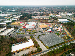 Aerail drone of 55 plus community in New jersey real estate