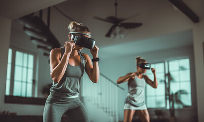Exercise VR Technology Virtual Reality Conceptual