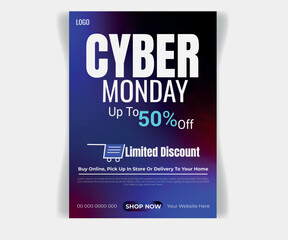 Vector Cyber Monday Flyer 