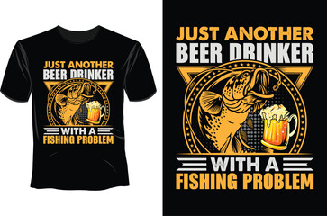 Fishing T Shirt Design Template