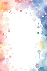 Abstract galaxy watercolor background. Invitation and celebration card.