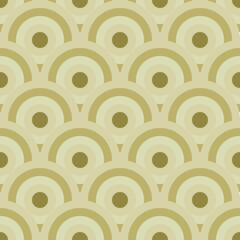 Vector - seamless pattern of colored ornaments.