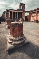 Ancient ruins of Pompei city (Scavi di Pompeii), Naples, Italy